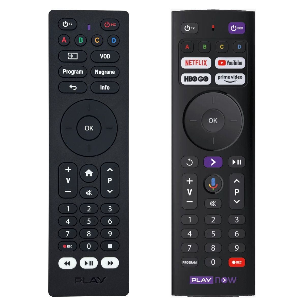 PLAY TV RC475 - eredeti gyári távirányító hangvezérléssel