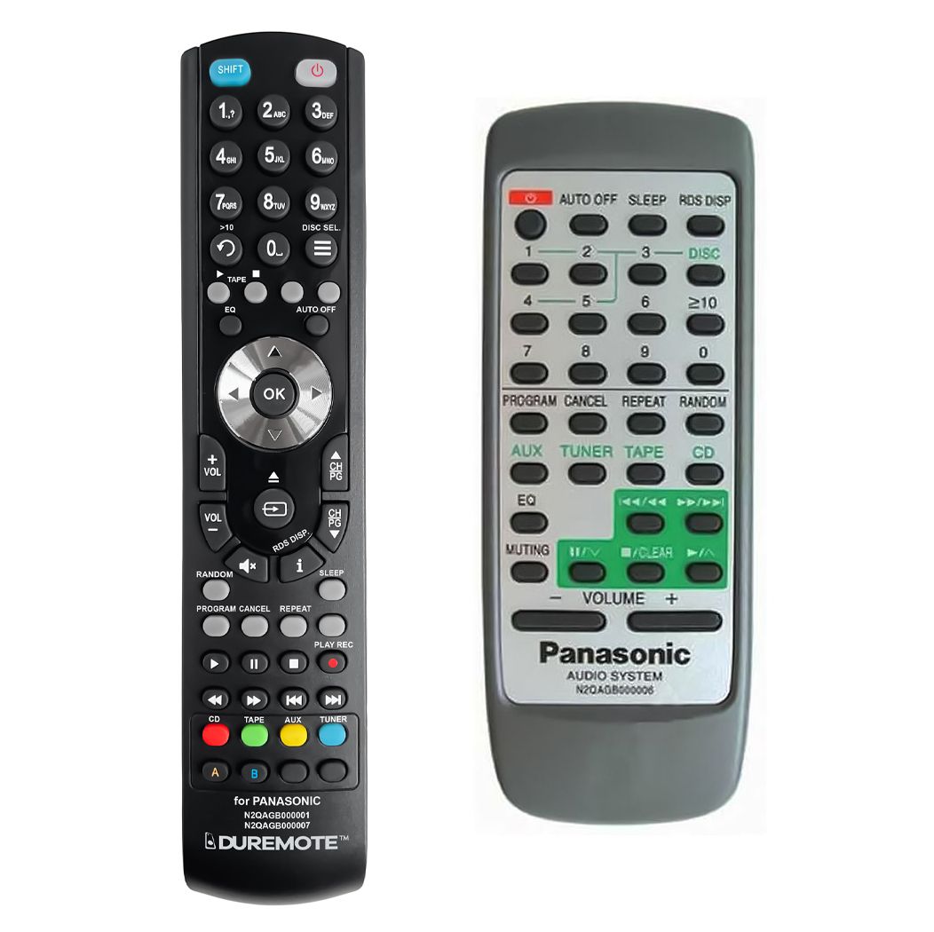 PANASONIC N2QAGB000006 - távirányító duplikátum
