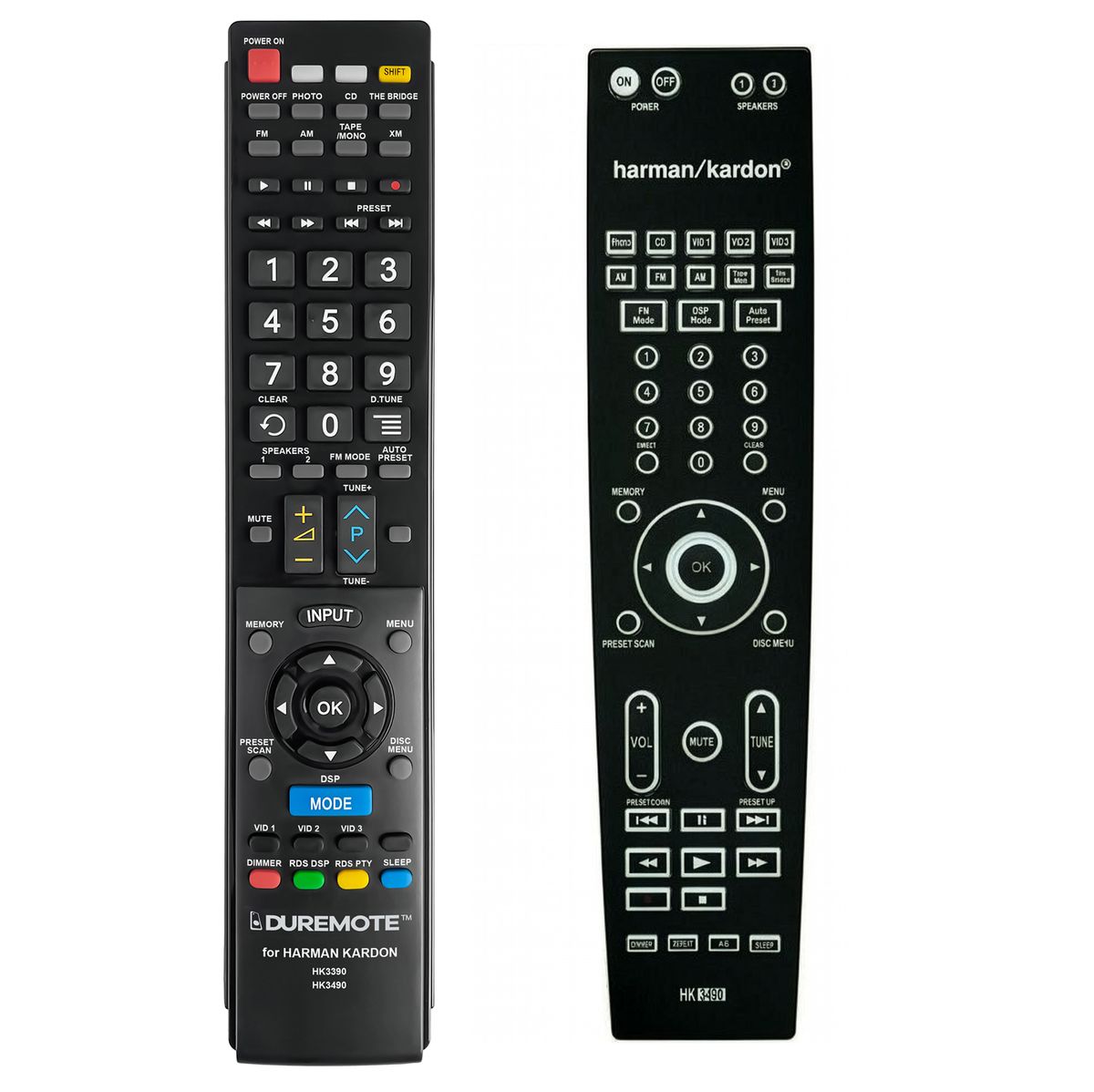 HARMAN KARDON HK-3390, HK-3490 - távirányító duplikátum