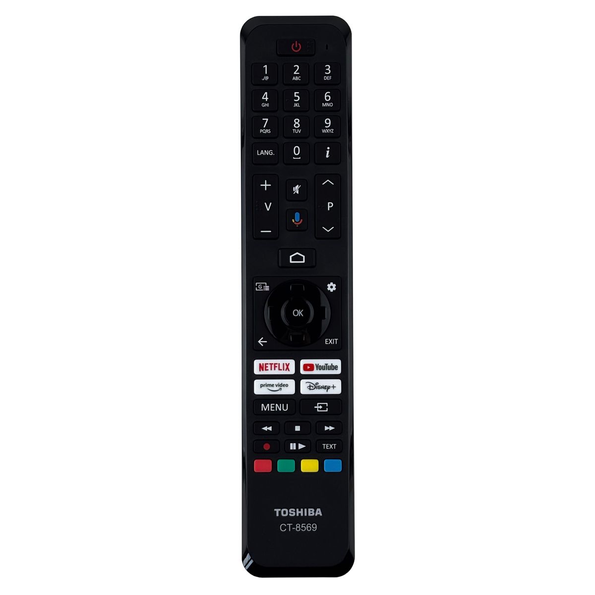 TOSHIBA CT-8569 - eredeti gyári távirányító hangvezérléssel