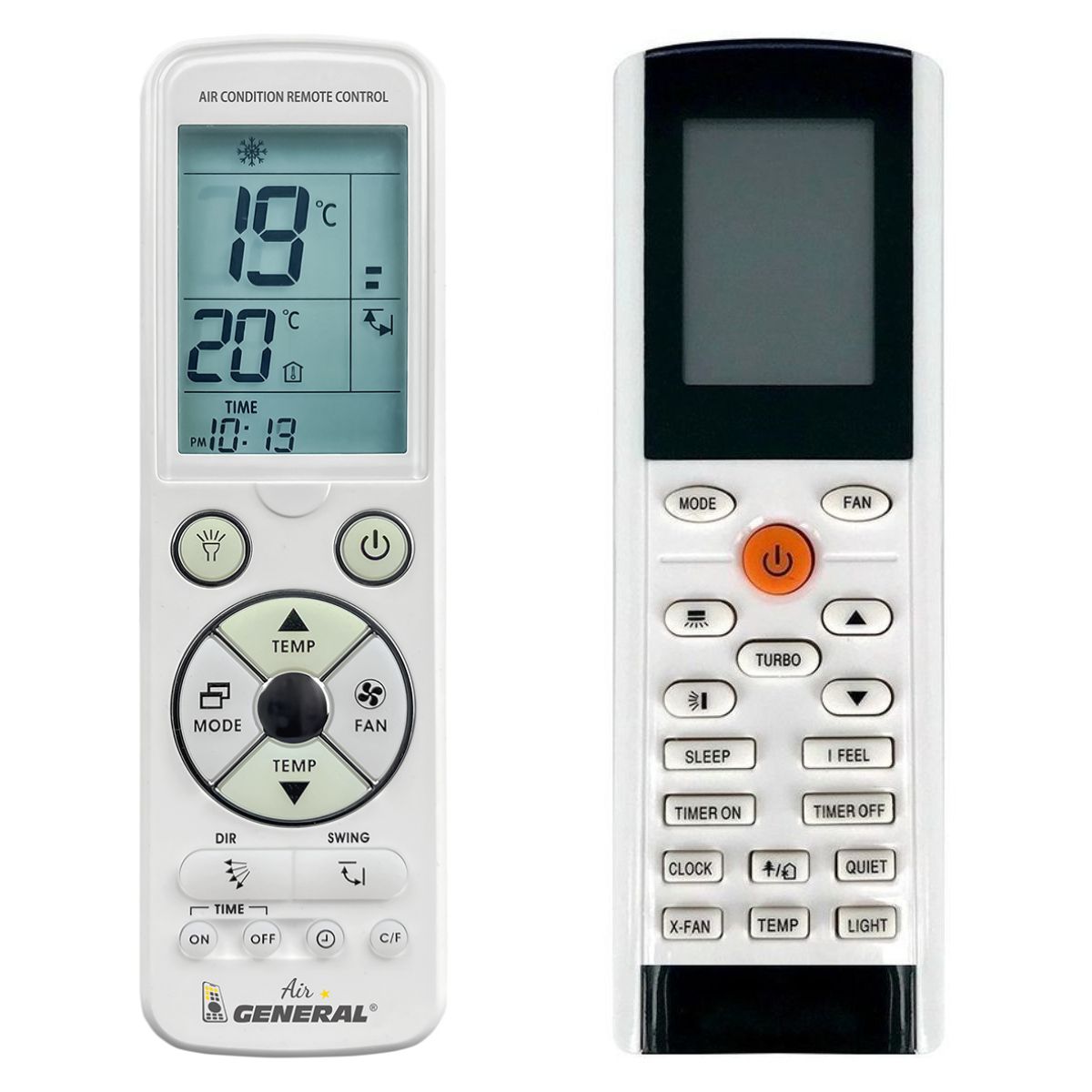 GREE GWH12ACC Comfort X -   

luxus háttérvilágítású 
távirányító