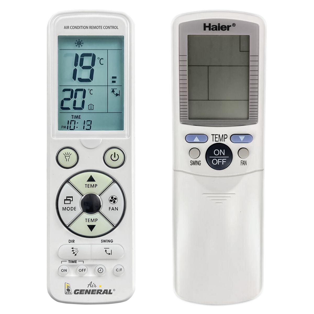 HAIER YL-D09, YR-D23 -   

luxus háttérvilágítású 
távirányító