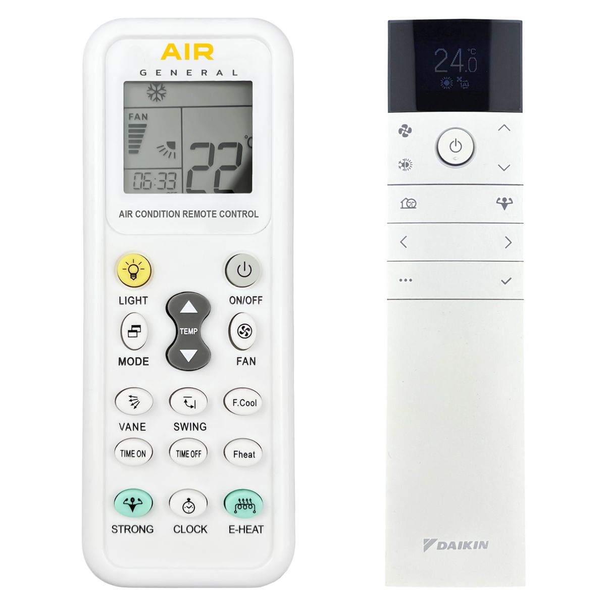 DAIKIN ARC488A1W -   


kompatibilis General márkájú távirányító