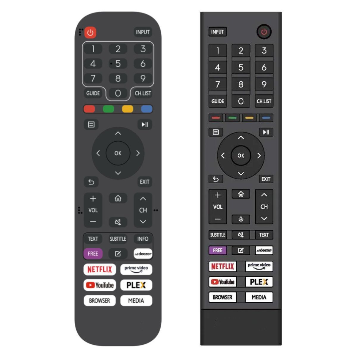 ECG S252 - eredeti gyári távirányító