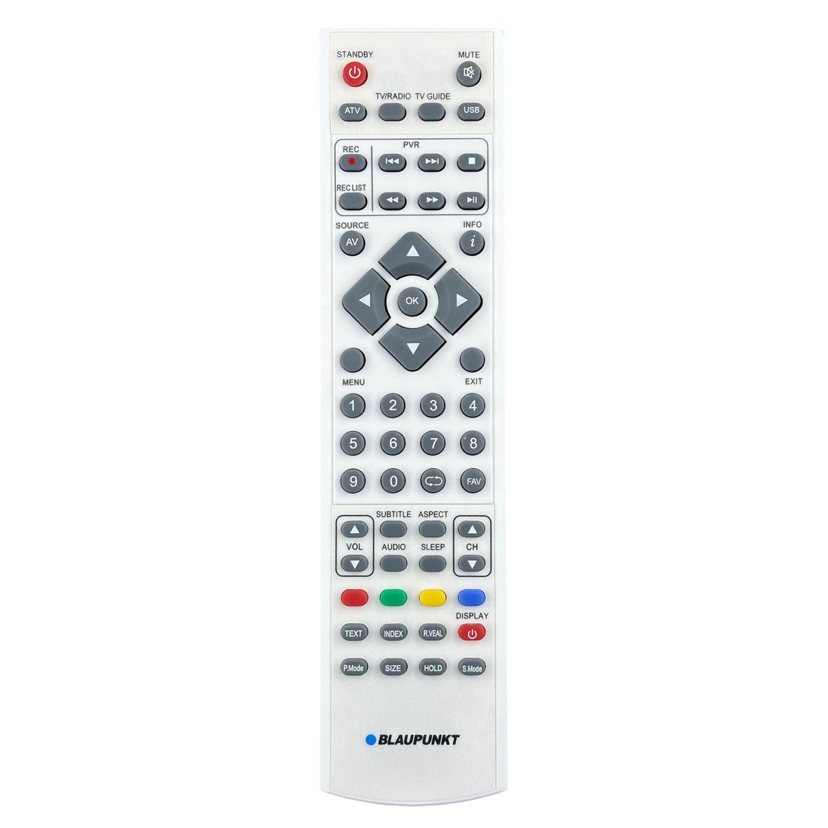BLAUPUNKT XMU-RMC-0034-WHITE - eredeti gyári távirányító