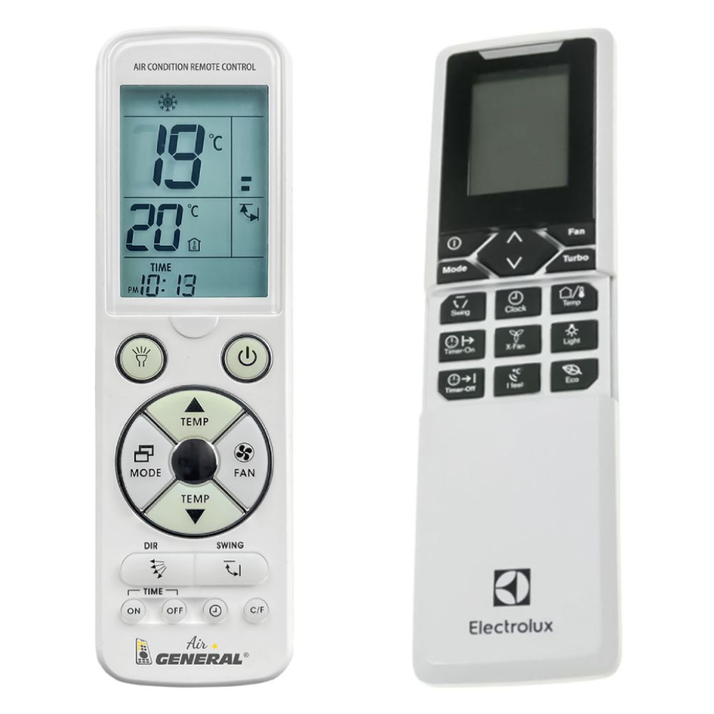 ELECTROLUX EXI09HJIW, EXI12HJIW, EXI18HJIW, EXI22HJIW -   

luxus háttérvilágítású 
távirányító