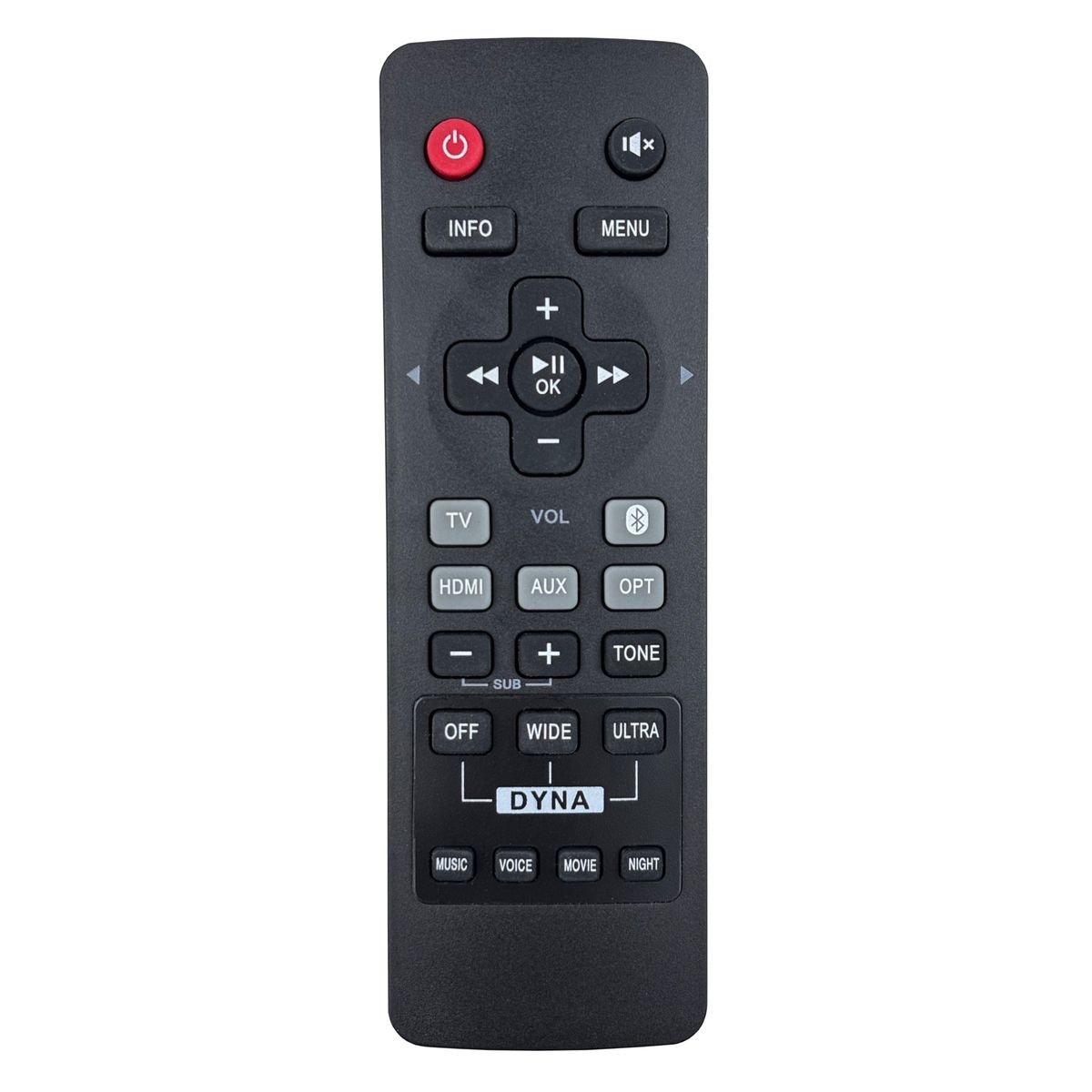 TEUFEL Cinebar Duett RC - helyettesítő távirányító