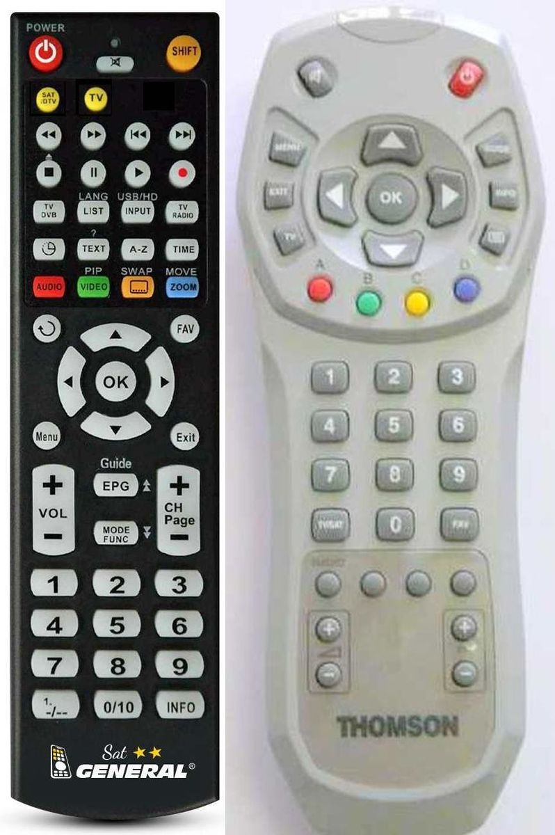 THOMSON DSI1000 -   


kompatibilis General márkájú távirányító