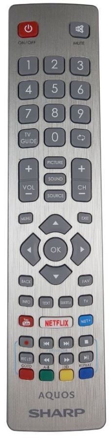 SHARP AQUOS SHW/RMC/0115N - eredeti gyári távirányító