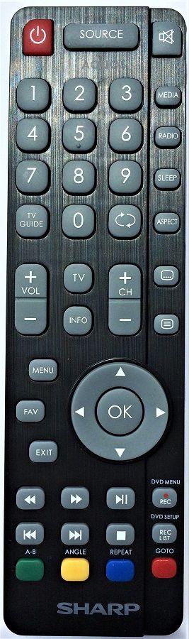 SHARP AQUOS SHW/RMC/0118N - eredeti gyári távirányító