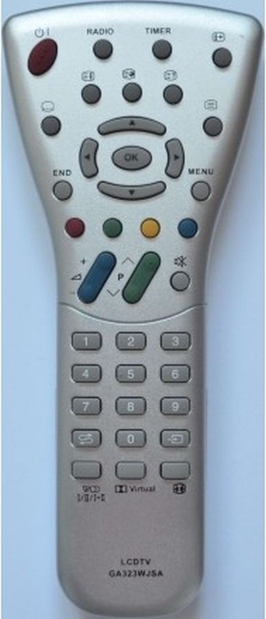 SHARP GA323WJSA, GA323WJSB - helyettesítő távirányító