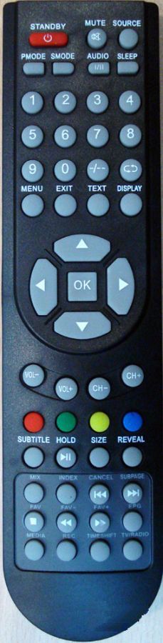 SENCOR ELCD32USB, SLT1953DVD, SLT1957DVD - helyettesítő távirányító