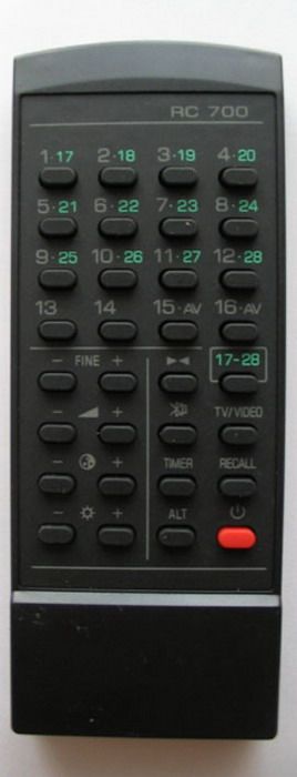 SANYO RC700 - helyettesítő távirányító