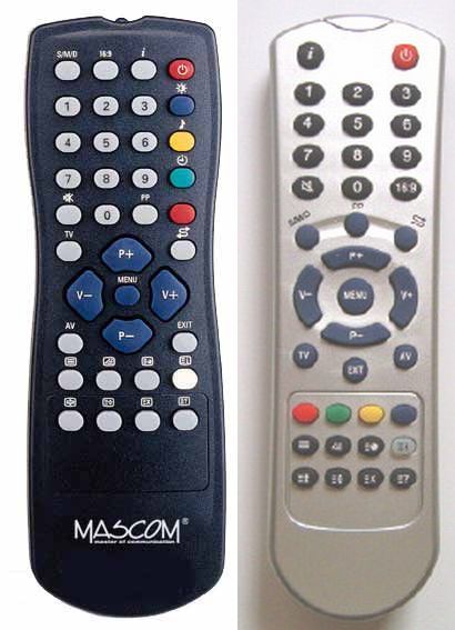 MASCOM TM3702, RC1123702 - helyettesítő távirányító