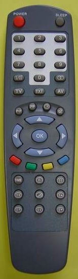 CWR-TECH CTV-1437T, CTV-2121T, CTV-2137T, CTV-2163 V2 - távirányító - helyettesítő