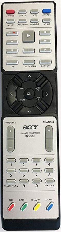 ACER RC-802, RT.8020A.001 - eredeti gyári távirányító