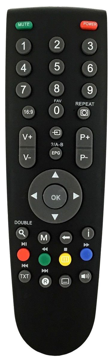 ECG 19LHD101DVB-T, 22LHD111DVB-T, 26LHD151M4, 26LHD51DVB-T, 32LHD72DVB-T, 9LHD101DVB-T - helyettesítő távirányító