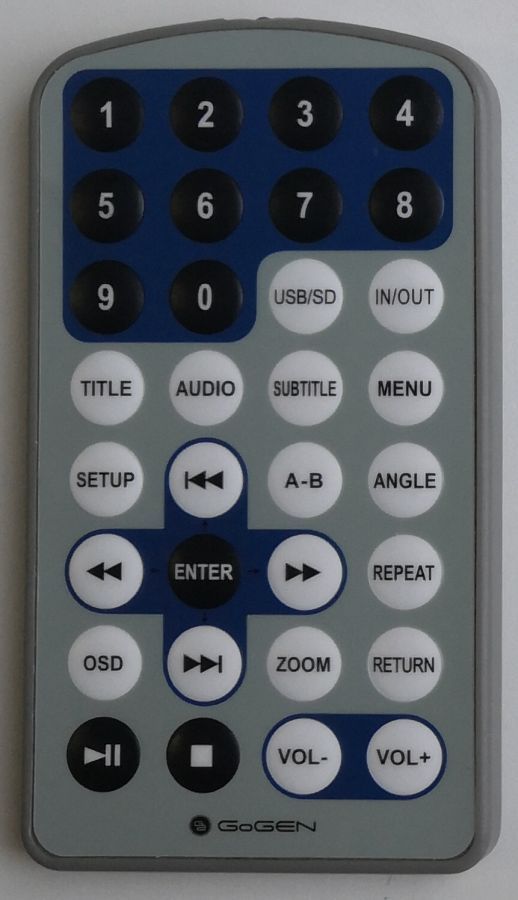 GOGEN PDXD902, PDX909 DVBT - eredeti gyári távirányító
