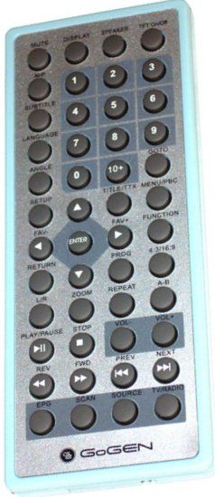 GOGEN PDXD705DVBT - eredeti gyári távirányító