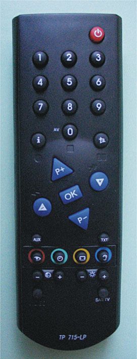 GRUNDIG TP715 - helyettesítő távirányító