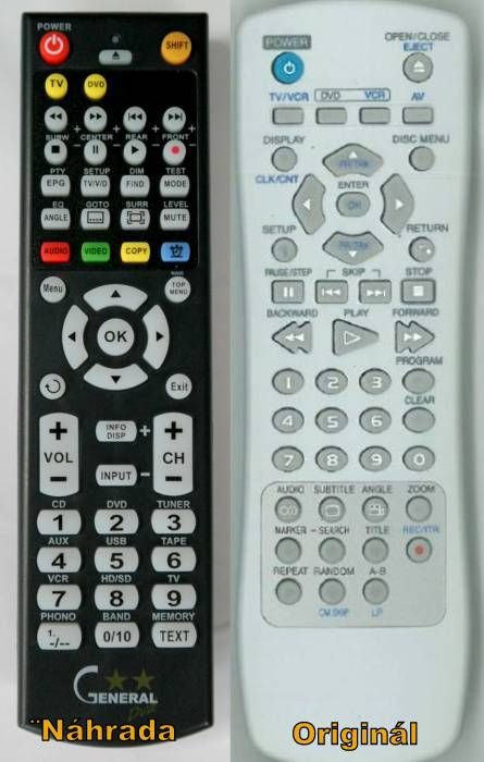 HOMETECH VCD5729 -   


kompatibilis General márkájú távirányító