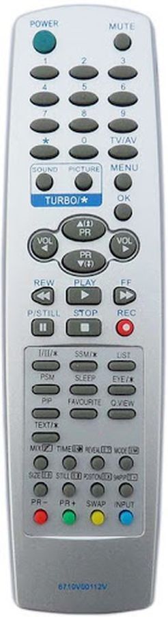 LG 6710V00112V - helyettesítő távirányító