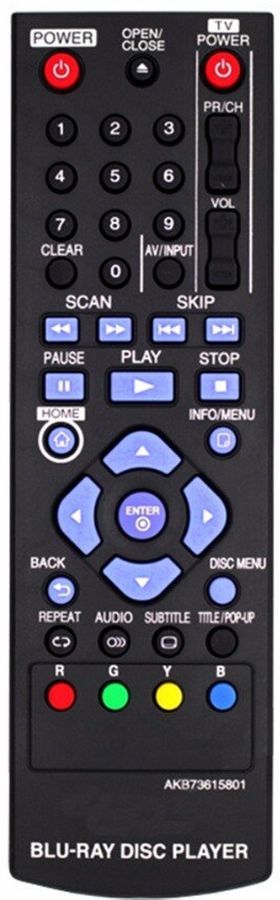LG AKB73615801 - helyettesítő távirányító