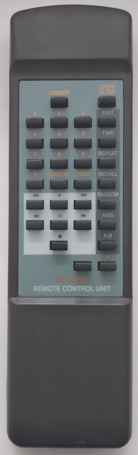 SANSUI CD-X211 - helyettesítő távirányító