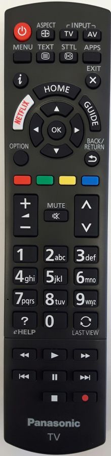 PANASONIC N2QAYB001109 - eredeti gyári távirányító