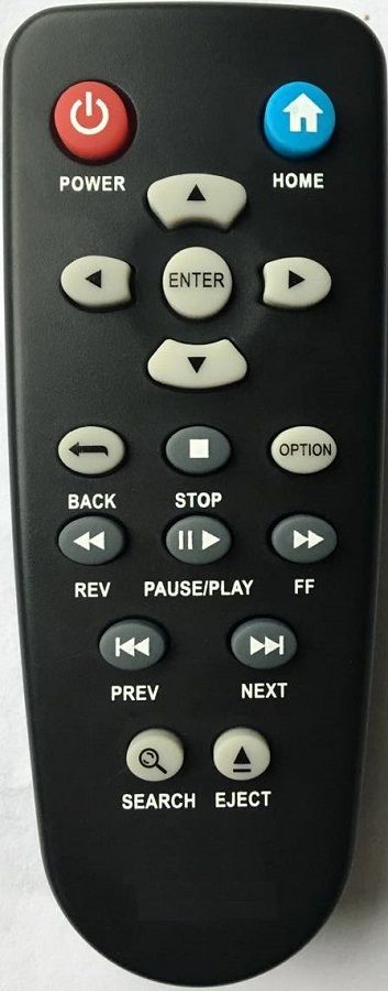 WESTERN DIGITAL WD TV LIVE HD MEDIA PLAYER - helyettesítő távirányító