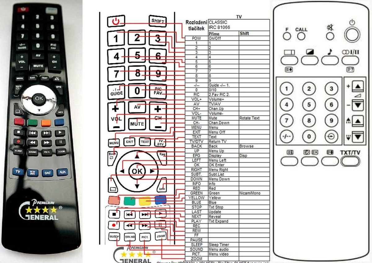 TOSHIBA CT-9673, CT-9678, CT-9684, CT-9689, CT-9736 -   


kompatibilis General márkájú távirányító