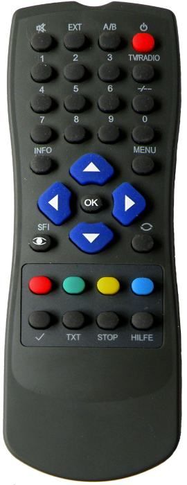 TECHNISAT AIRSTAR TS35 - helyettesítő távirányító