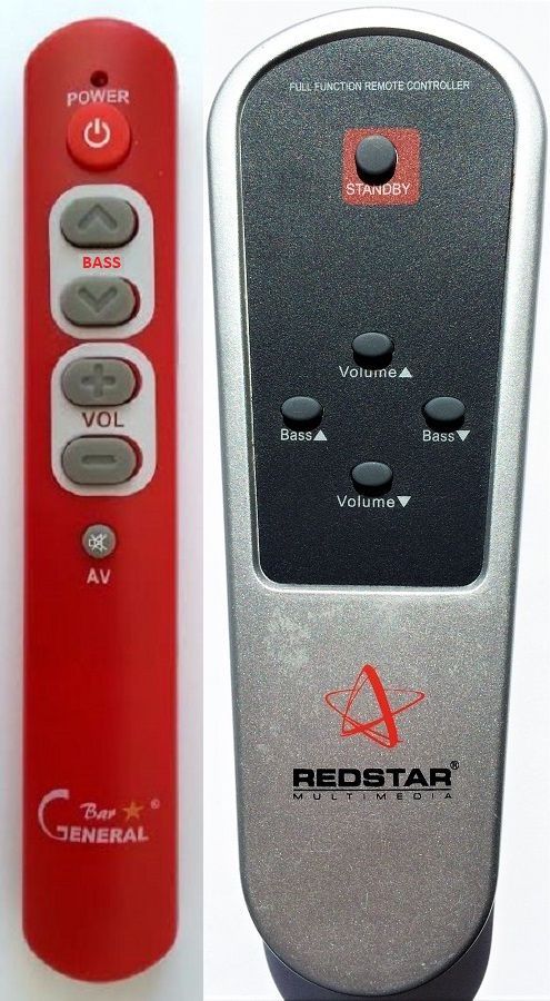 REDSTAR RS-515 -   


kompatibilis General márkájú távirányító