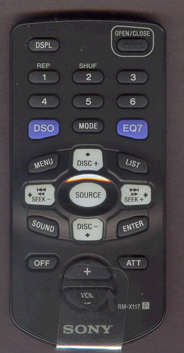 SONY RM-X117 - eredeti gyári távirányító