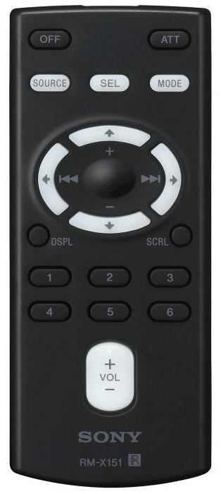 SONY RM-X151 - eredeti gyári távirányító