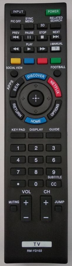 SONY RM-YD102 - helyettesítő távirányító