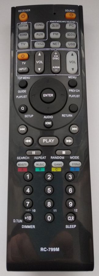 ONKYO RC-799M - helyettesítő távirányító