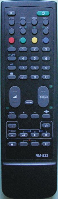 SONY RM-833, RM-837, Classic IRC81078 - helyettesítő távirányító