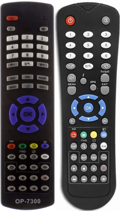 GOLDEN MEDIA UNIBOX 9060 CRCI HD, 9080 CRCI HD V1 - távirányító - duplikátum