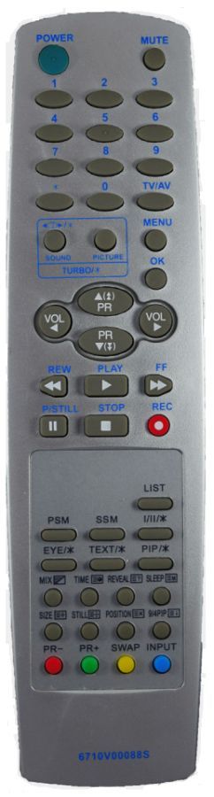 LG 6710V00088S - helyettesítő távirányító