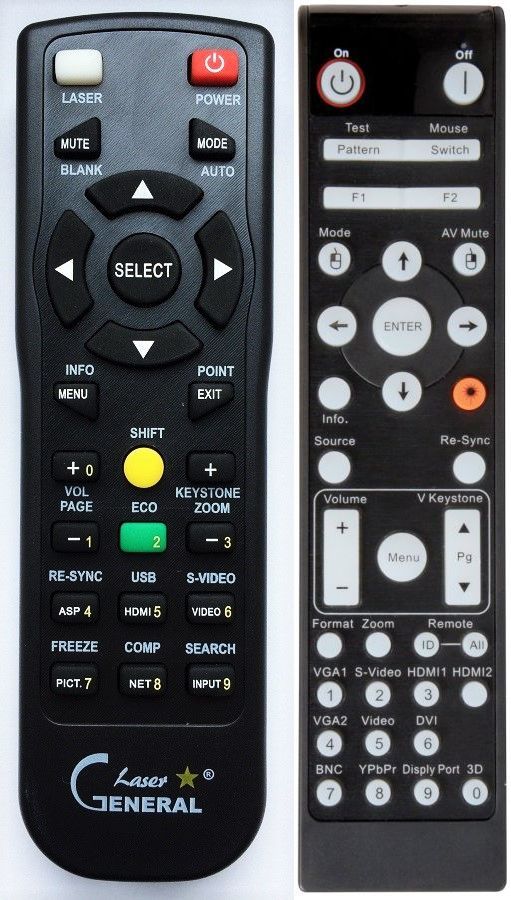 OPTOMA EH-500, EH-503, H-515T, X-515, WU-515T, OEX-917 - távirányító lézermutatóval