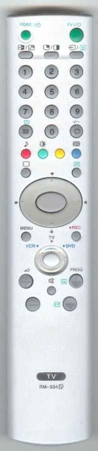 SONY RM-934 - helyettesítő távirányító