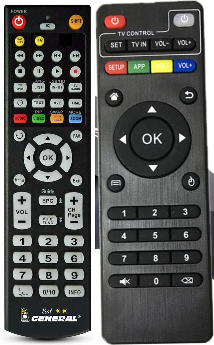 MXQ PRO 4K -   


kompatibilis General márkájú távirányító