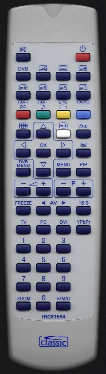 MASCOM Classic IRC81594, LCD DVB-T -   


távirányító
 duplikátum