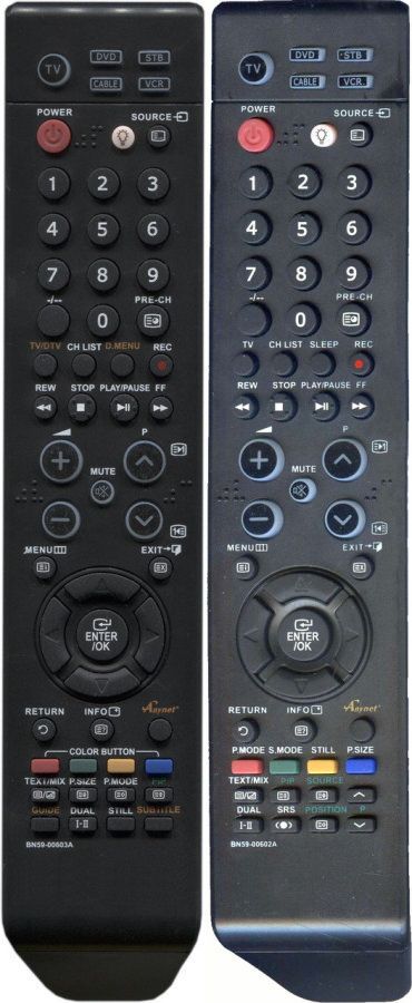 SAMSUNG BN59-00602A - helyettesítő távirányító
