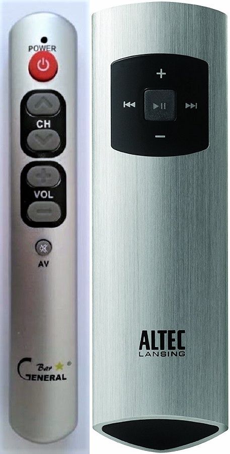 ALTEC LANSING INAIR 5000 -   


kompatibilis General márkájú távirányító