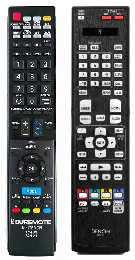 DENON RC-1151 - távirányító duplikátum