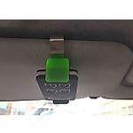 Holder for remote controls for garage doors and gates - GREEN