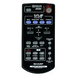 SHARP RRMCGA200AWSA + TV vezérlés (mini TV) - távirányító duplikátum