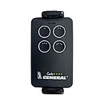 Holder for remote controls for garage doors and gates - BLACK